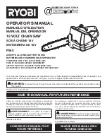 Preview for 1 page of Ryobi P545 Operator'S Manual