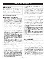 Preview for 3 page of Ryobi P545 Operator'S Manual