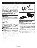 Preview for 29 page of Ryobi p546 Operator'S Manual