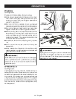 Preview for 24 page of Ryobi P548 Operator'S Manual