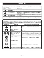 Preview for 71 page of Ryobi P548 Operator'S Manual