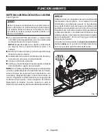 Preview for 78 page of Ryobi P548 Operator'S Manual