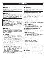 Preview for 8 page of Ryobi P555 Operator'S Manual