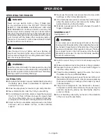 Preview for 11 page of Ryobi P561 Operator'S Manual