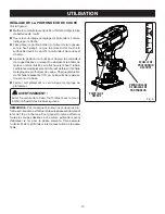 Preview for 33 page of Ryobi P600 Operator'S Manual