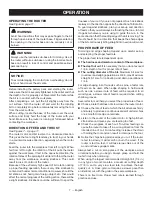 Preview for 7 page of Ryobi P601 Operator'S Manual