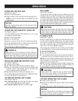 Preview for 6 page of Ryobi P611 Operator'S Manual