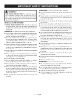 Preview for 3 page of Ryobi P630 Operator'S Manual