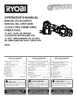 Preview for 1 page of Ryobi P661 Operator'S Manual