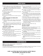 Предварительный просмотр 6 страницы Ryobi P661 Operator'S Manual