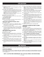 Предварительный просмотр 11 страницы Ryobi P661 Operator'S Manual