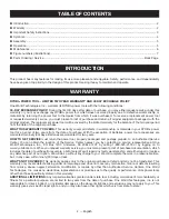 Предварительный просмотр 2 страницы Ryobi P712 Operator'S Manual