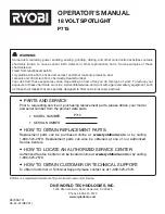 Preview for 10 page of Ryobi P715 Operator'S Manual