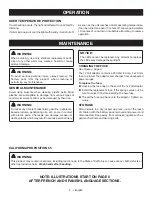 Preview for 5 page of Ryobi P717 Operator'S Manual