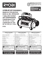 Предварительный просмотр 1 страницы Ryobi P739 Operator'S Manual