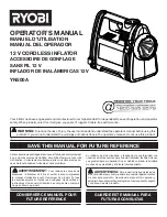 Ryobi P740 Operator'S Manual preview