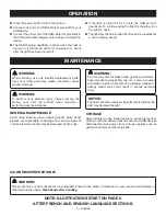 Предварительный просмотр 5 страницы Ryobi P781 Operator'S Manual