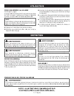 Preview for 9 page of Ryobi P781 Operator'S Manual