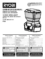 Preview for 1 page of Ryobi P784 Operator'S Manual