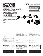 Preview for 1 page of Ryobi P785 Operator'S Manual