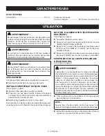 Preview for 8 page of Ryobi P796 Operator'S Manual