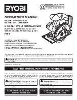 Ryobi P824 Operator'S Manual preview