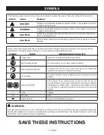 Preview for 4 page of Ryobi P845 Operator'S Manual