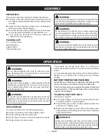 Preview for 7 page of Ryobi P862 Operator'S Manual