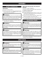 Preview for 6 page of Ryobi PBLCK02K Operator'S Manual