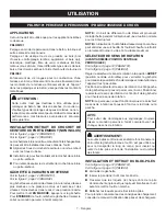 Preview for 16 page of Ryobi PBLCK02K Operator'S Manual