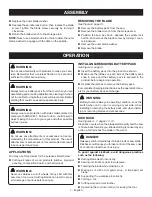 Preview for 7 page of Ryobi PBLCS300 Operator'S Manual