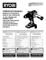 Ryobi PBLHM101 Operator'S Manual предпросмотр