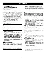 Preview for 16 page of Ryobi PBLHM101 Operator'S Manual