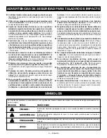 Предварительный просмотр 20 страницы Ryobi PBLHM101 Operator'S Manual