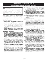 Preview for 20 page of Ryobi PBLJS01 Operator'S Manual