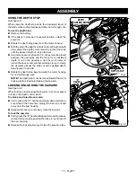 Предварительный просмотр 14 страницы Ryobi PBLMS01 Operator'S Manual