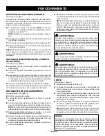 Предварительный просмотр 23 страницы Ryobi PBLMT50 Operator'S Manual