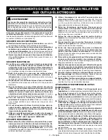 Предварительный просмотр 7 страницы Ryobi PBLRC01 Operator'S Manual