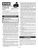 Preview for 3 page of Ryobi PBP004 Operator'S Manual