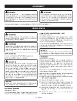 Preview for 4 page of Ryobi PCG006 Operator'S Manual