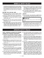 Preview for 3 page of Ryobi PCL445 Operator'S Manual