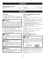 Preview for 7 page of Ryobi PCL445 Operator'S Manual