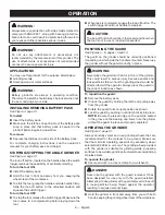 Preview for 9 page of Ryobi PCL445 Operator'S Manual