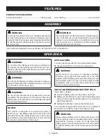 Preview for 5 page of Ryobi PCL630 Operator'S Manual