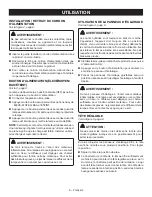 Предварительный просмотр 12 страницы Ryobi PCL631 Operator'S Manual