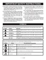 Preview for 3 page of Ryobi PCL704 Operator'S Manual