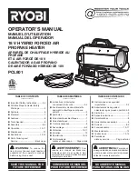 Ryobi PCL801 Operator'S Manual предпросмотр