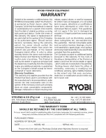 Preview for 8 page of Ryobi PD-550K Owner'S Operating Manual