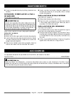 Предварительный просмотр 51 страницы Ryobi PGC21B Operator'S Manual