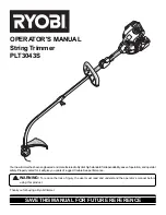 Preview for 1 page of Ryobi PLT3043S Operator'S Manual